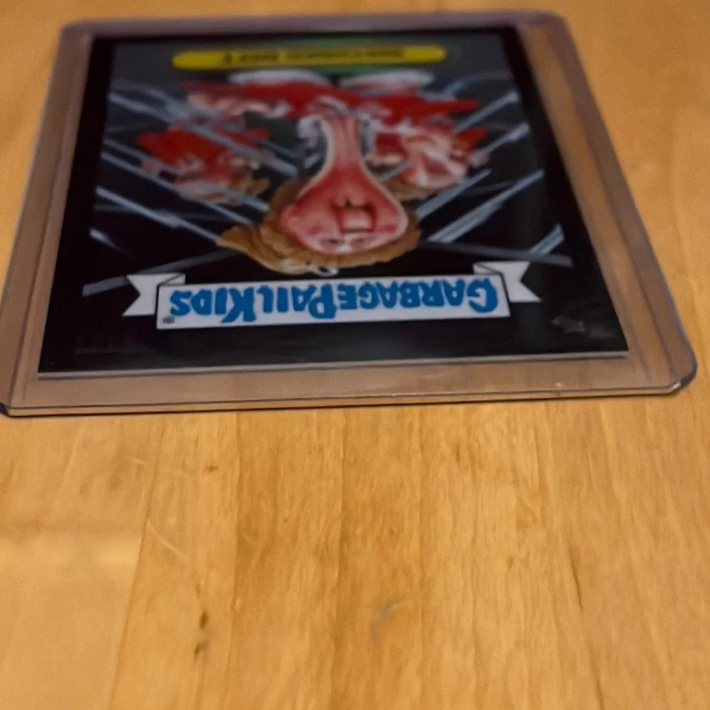 Garbage Pail Kids GPK Chrome Black Refractor Distorted Dot 96a 64/99